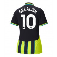 Manchester City Jack Grealish #10 Vieraspaita Naiset 2024-25 Lyhythihainen